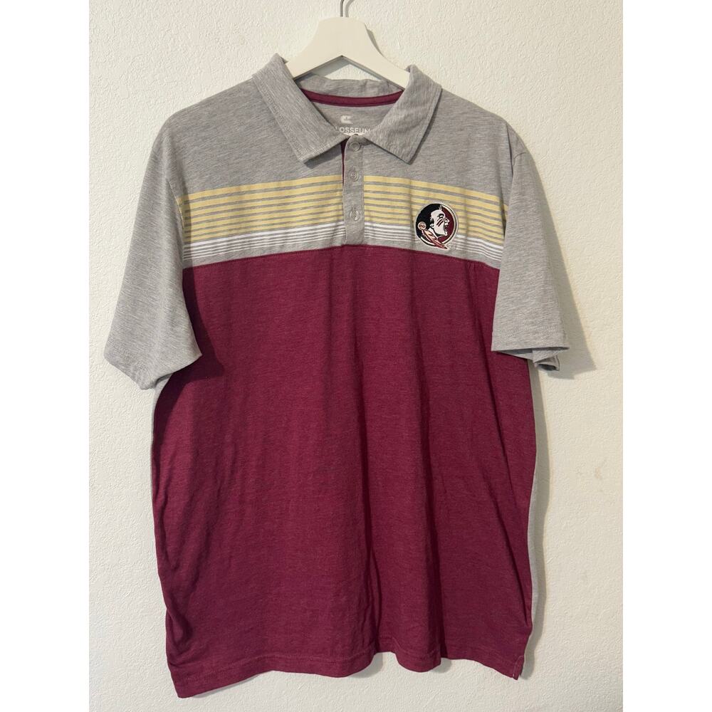 Colosseum FSU Florida State Seminoles Men's Polo Size Xl‎